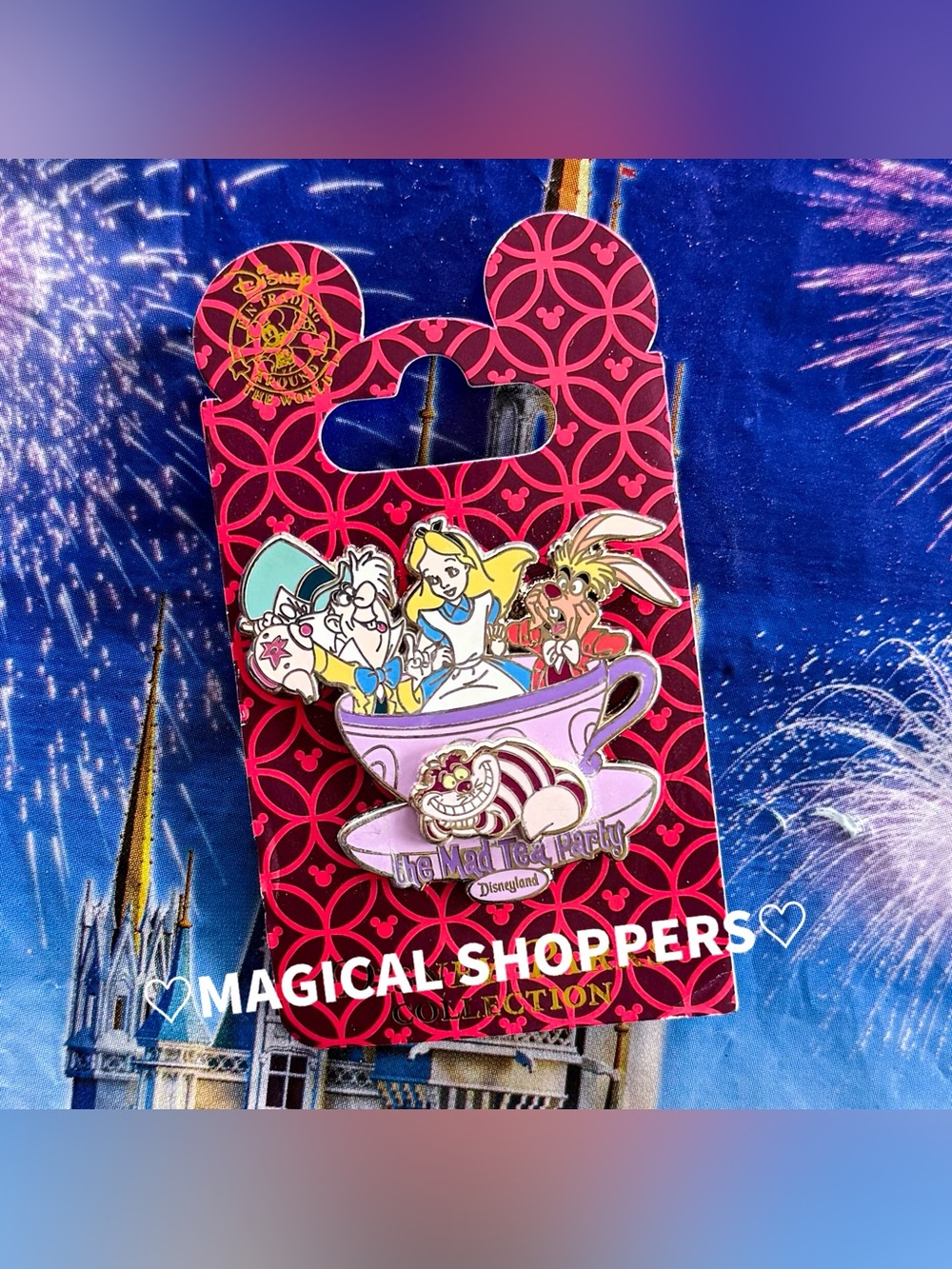 Disney Parks 2008 Disneyland Alice in Wonderland Mad Tea Party Pin